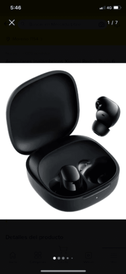 Auriculares Inalámbricos Xiaomi Redmi Buds 6 Play Negro