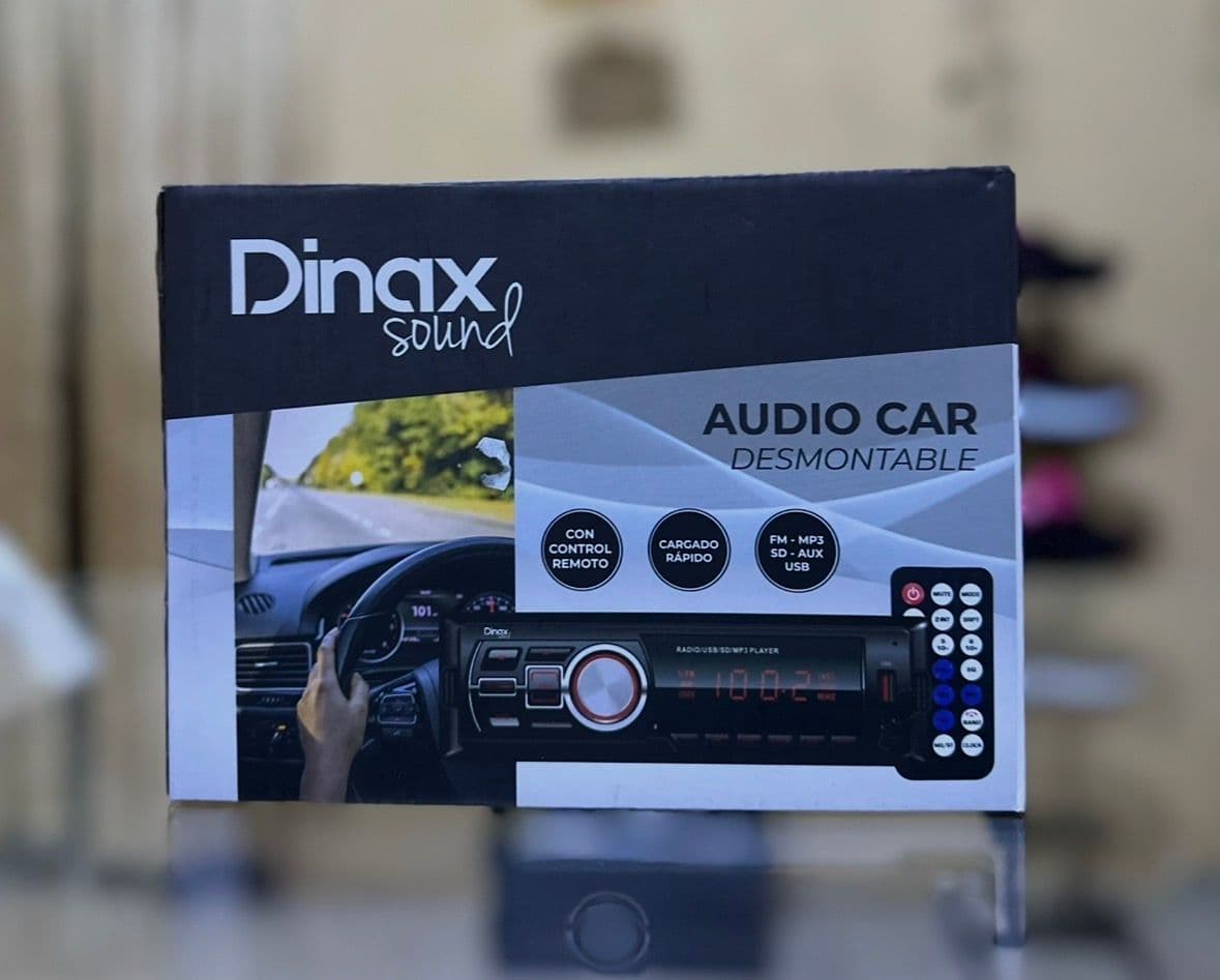 Estéreo Auto Frente Desmontable Con Control Dinax DX-STEREO15